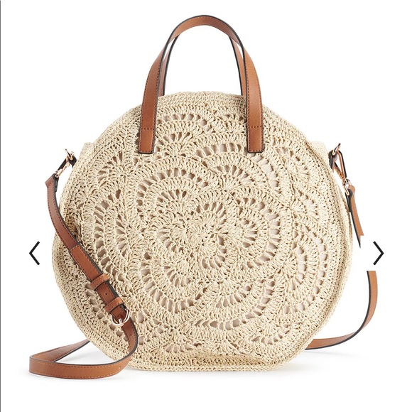 LC Lauren Conrad Handbags - LC Cookie Crochet Crossbody Bag